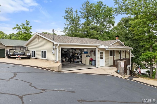 63 Portwood Meadows Rd, Rocky Mount, MO 65072 - ranch-style home featuring a chimney