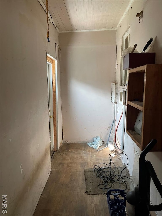 1908-19 Hope St, Hannibal, MO 63401 - spare room with wooden ceiling