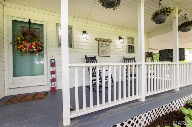 15701 County Road 1130, St James, MO 65559 - doorway to property with a porch