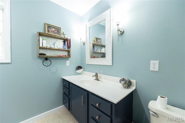 15701 County Road 1130, St James, MO 65559 - bathroom with vanity and tile patterned flooring
