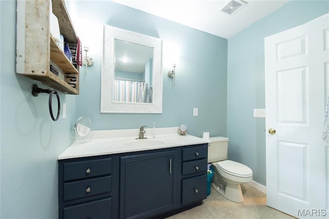15701 County Road 1130, St James, MO 65559 - bathroom with vanity and tile patterned floors