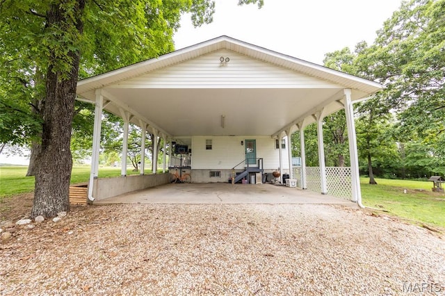 15701 County Road 1130, St James, MO 65559 - view of parking / parking lot featuring driveway and a carport