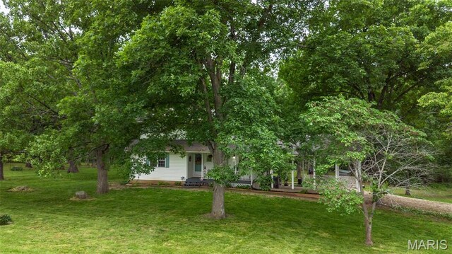 15701 County Road 1130, St James, MO 65559 - view of property hidden behind natural elements with a front lawn