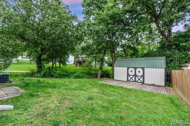 4618 Towne Hall Dr, Arnold, MO 63010 - view of yard with central AC