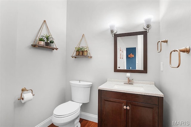 17917 Rosemar Ln, Wildwood, MO 63038 - bathroom featuring vanity and wood finished floors