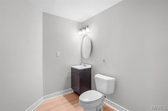 17917 Rosemar Ln, Wildwood, MO 63038 - bathroom with wood finished floors and vanity