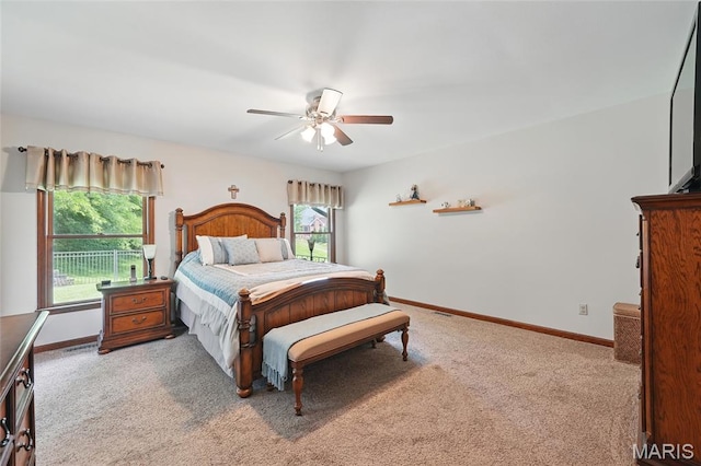 55 Cambrian Way, Saint Charles, MO 63301 - bedroom with carpet and a ceiling fan
