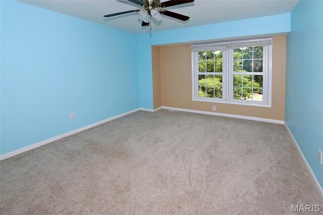 2003 Centennial Ct, Wildwood, MO 63011 - carpeted empty room featuring baseboards and a ceiling fan