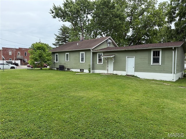 201 Kaskaskia, Ruma, IL 62278 - rear view of property featuring a lawn