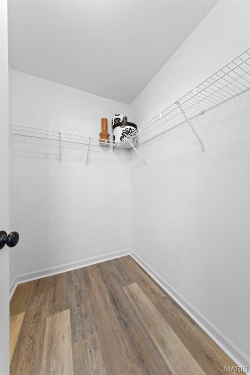 9740 Bexley Station Dr Unit 7J, Concord Township, MO 63123 - walk in closet with wood finished floors