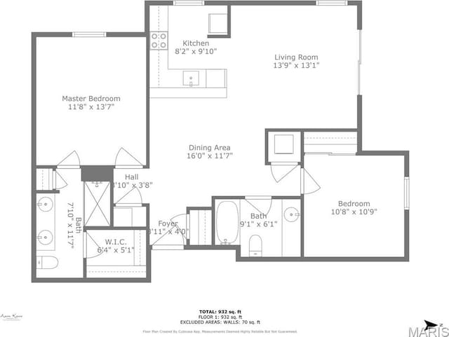 9740 Bexley Station Dr Unit 7J, Concord Township, MO 63123 - floor plan / room layout