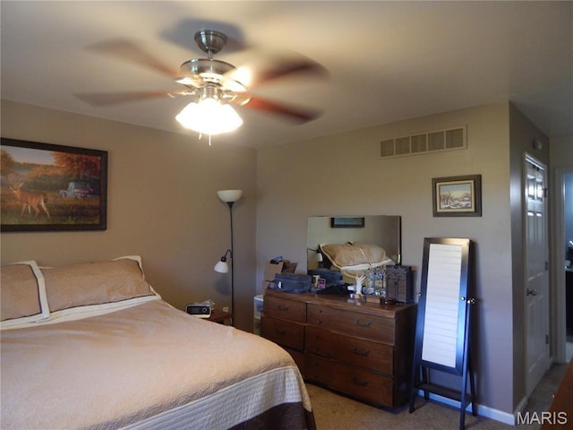 6230 Cuivre Ford Rd, Troy, MO 63379 - carpeted bedroom with a ceiling fan