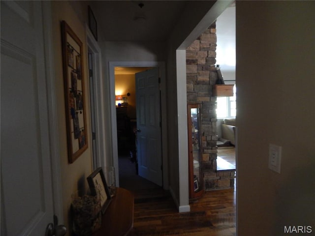 6230 Cuivre Ford Rd, Troy, MO 63379 - corridor with wood finished floors