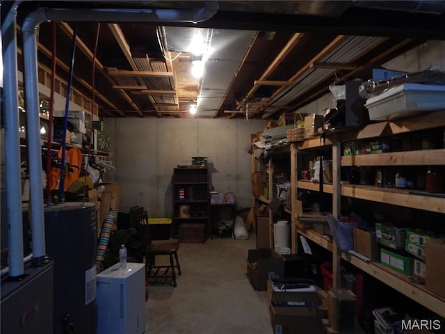 6230 Cuivre Ford Rd, Troy, MO 63379 - unfinished below grade area featuring water heater