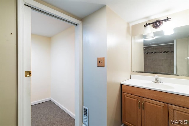 8217 Buchanan Ave, Saint Louis, MO 63114 - full bathroom with vanity and a shower