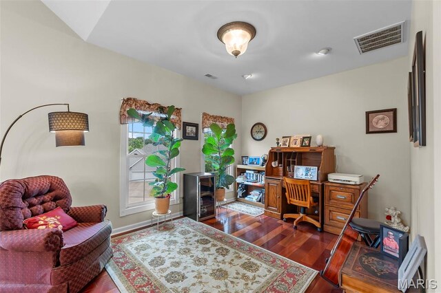 807 Caribou Ct, Cape Girardeau, MO 63701 - office with dark wood-style floors