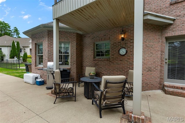807 Caribou Ct, Cape Girardeau, MO 63701 - view of patio featuring area for grilling