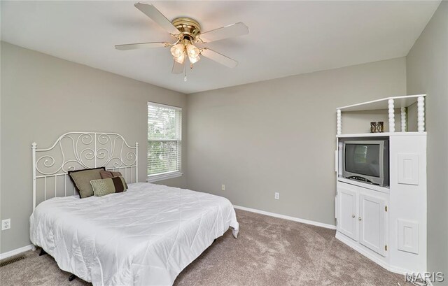 2052 Peine Frst, Wentzville, MO 63385 - bedroom with carpet floors and ceiling fan