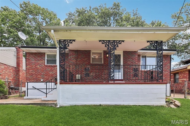 1525 79th St, Saint Louis, MO 63130 - rear view of property featuring brick siding
