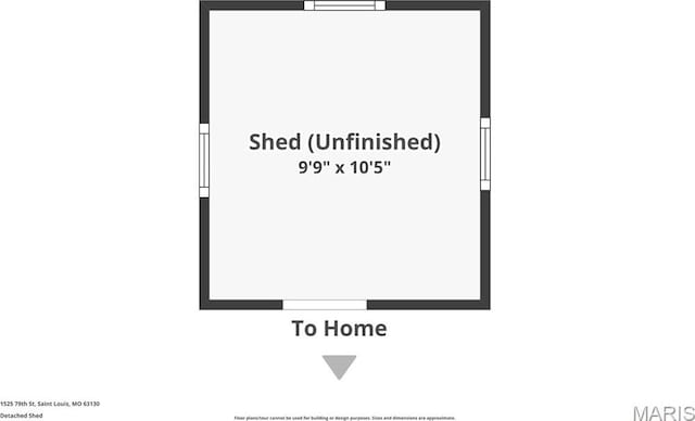 1525 79th St, Saint Louis, MO 63130 - view of home floor plan