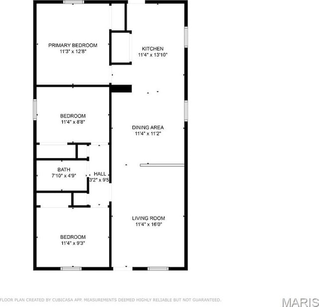 206 6th St, Park Hills, MO 63601 - property floor plan