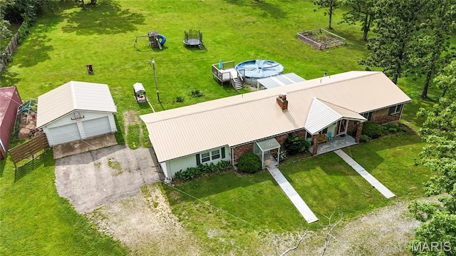 465 County Road 5120, Salem, MO 65560 - aerial view of property and surrounding area