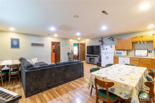 465 County Road 5120, Salem, MO 65560 - dining space featuring light wood finished floors and recessed lighting