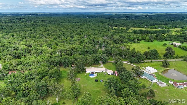 465 County Road 5120, Salem, MO 65560 - aerial view of property and surrounding area featuring a forest