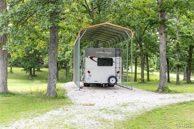 465 County Road 5120, Salem, MO 65560 - view of vehicle parking featuring a detached carport and driveway