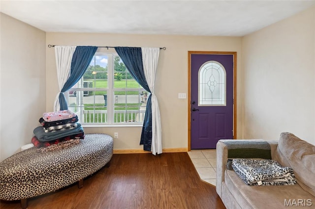 2024 Camrose Green St, Belleville, IL 62220 - entrance foyer with wood finished floors and baseboards