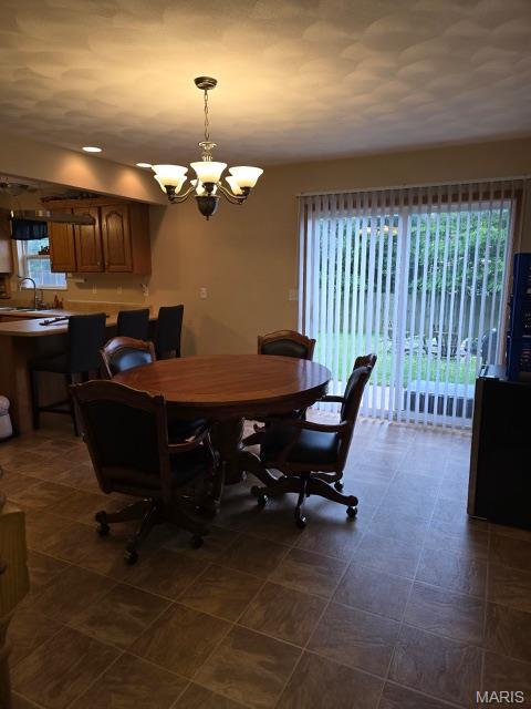 2024 Camrose Green St, Belleville, IL 62220 - dining room with a chandelier