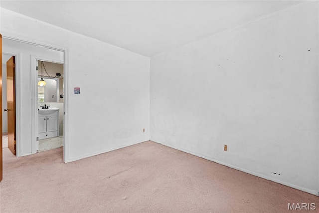 1466 Friar Tuck Ln, Lemay Township, MO 63125 - empty room with carpet flooring and a sink