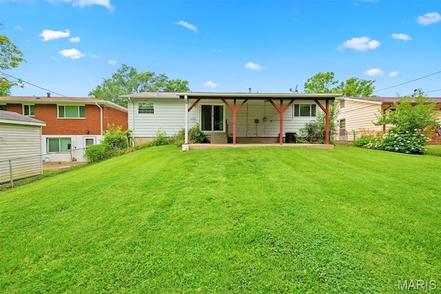 1466 Friar Tuck Ln, Lemay Township, MO 63125 - back of house featuring a patio area