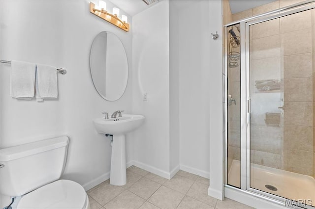 4909 Laclede Ave Unit 806, Saint Louis, MO 63108 - full bathroom featuring tile patterned flooring and a shower stall