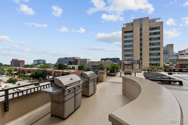 4909 Laclede Ave Unit 806, Saint Louis, MO 63108 - patio / terrace featuring a view of city and area for grilling