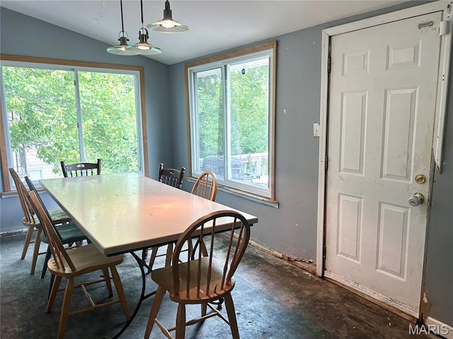 450 N Main St, Saint Clair, MO 63077 - dining space featuring concrete floors