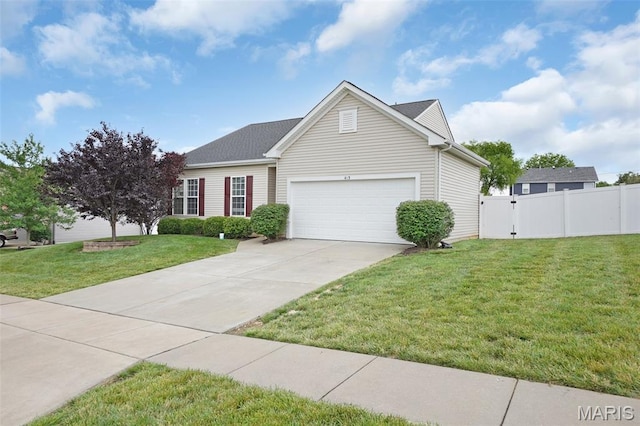 415 Crystal Trail Dr, Wentzville, MO 63385 - view of front of house with concrete driveway and an attached garage