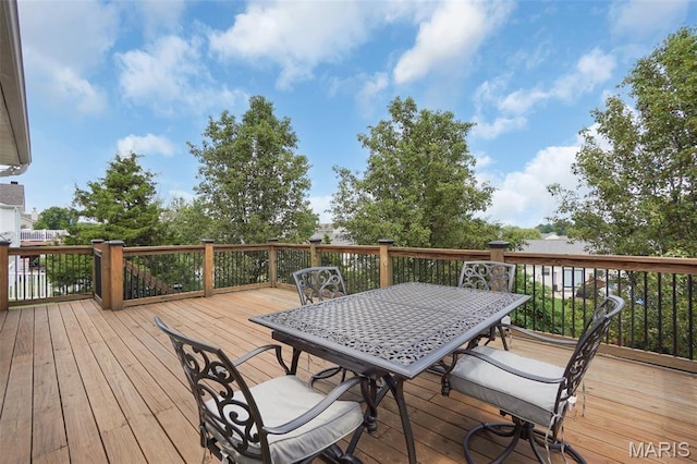 3837 Bedford Pointe Dr, Wentzville, MO 63385 - deck featuring outdoor dining space