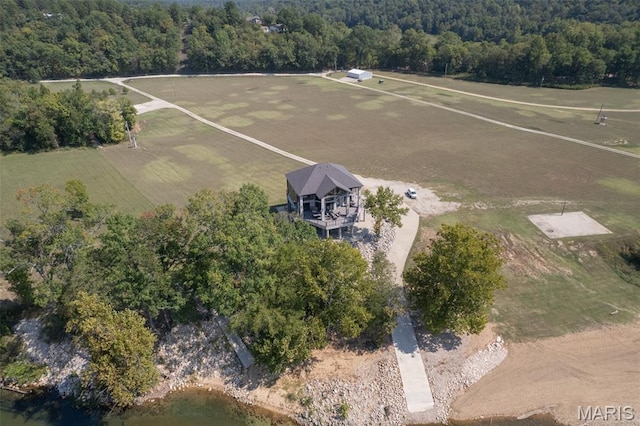 2262 Brown Rd, Van Buren, MO 63965 - aerial view of property's location featuring a forest and rural landscape