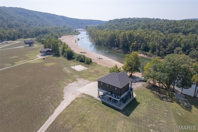 2262 Brown Rd, Van Buren, MO 63965 - bird's eye view of a forest and a nearby body of water