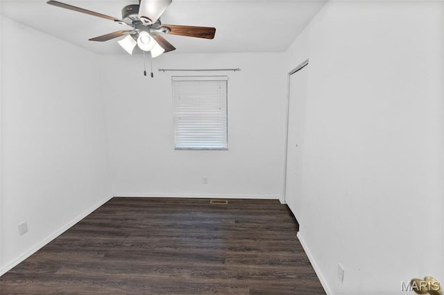 20 Lakeland Blvd, Swansea, IL 62226 - unfurnished room with a ceiling fan, wood finished floors, and baseboards