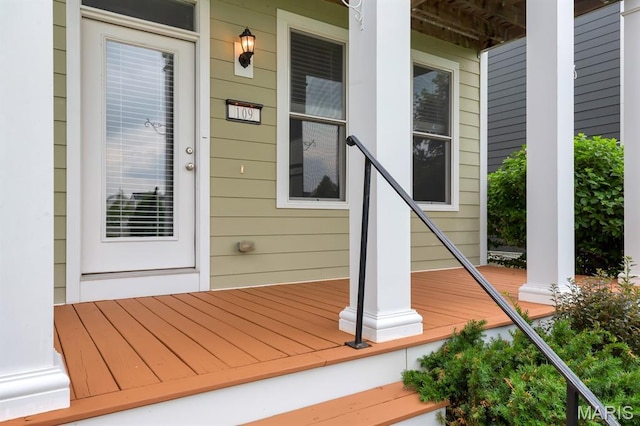 109 Starry Night Way, Saint Charles, MO 63301 - doorway to property with covered porch