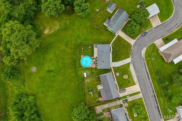 415 Virginia Ave, Cottage Hills, IL 62018 - drone / aerial view