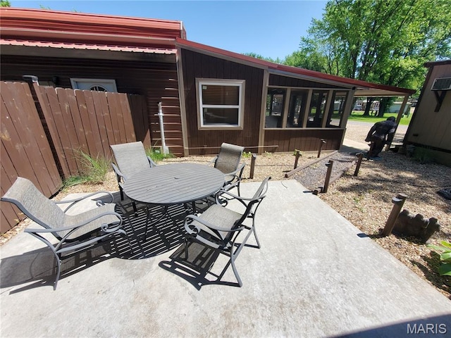 303 Arrowhead Trl, Hermann, MO 65041 - view of patio featuring outdoor dining space