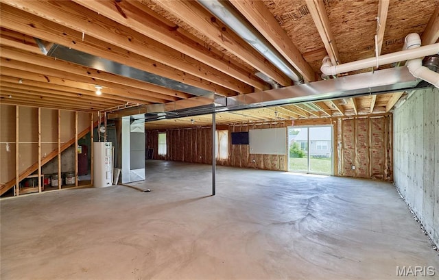 628 Meadowgreen Dr, Troy, MO 63379 - basement featuring water heater