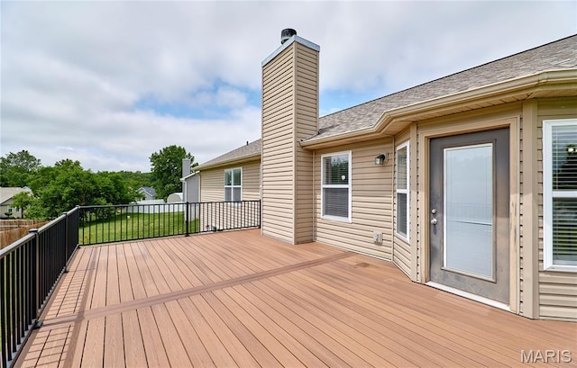 628 Meadowgreen Dr, Troy, MO 63379 - view of wooden terrace