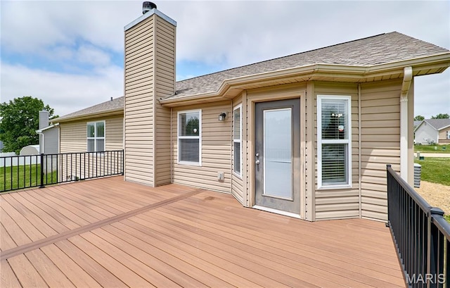 628 Meadowgreen Dr, Troy, MO 63379 - view of wooden deck