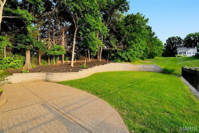 612 Hill Dr, Eureka, MO 63025 - view of yard with a patio area and view of scattered trees