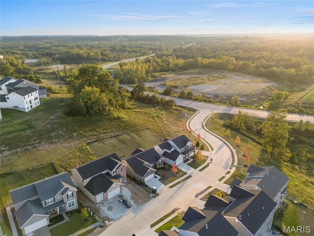 7405 Shadow Point Dr, Saint Louis, MO 63129 - view of property location with nearby suburban area and a heavily wooded area