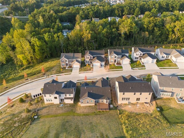 7405 Shadow Point Dr, Saint Louis, MO 63129 - aerial view of residential area